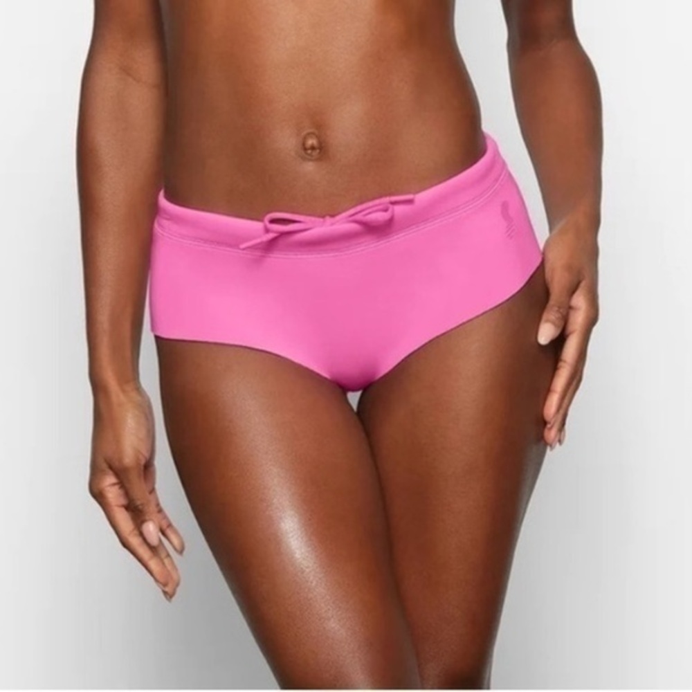 NWT SKIMS Sport Swim Cheeky Bottoms Bikini Taffy Pink Scuba  Sz 3x